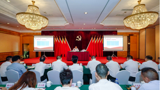 yl6809永利集团任丁书记带头讲授“不忘初心、服膺使命”主题教育专题党课